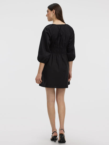 V-Neck Mini Dress