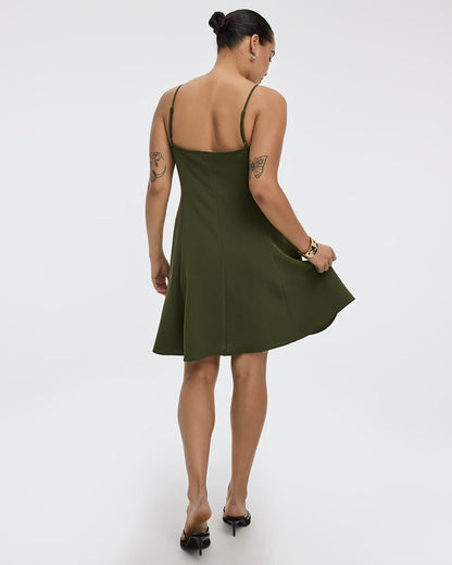 Sleeveless Buttoned-Down Dress